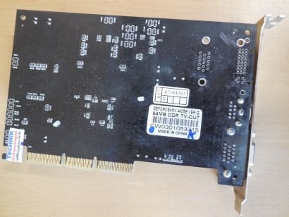XELO nVidia GeForce4 MX 440 SE 64MB 128Bit DDR VGA S-Video TV-Out Retro AGP*g837