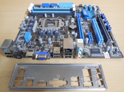 Asus P8H67-M Rev3.00 Mainboard +Blende Intel H67 Sockel 1155 DDR3 VGA HDMI*m1171