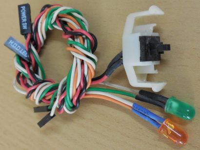 Hyrican PC SET 00734 Power Schalter Power LED HDD LED SW* pz1218