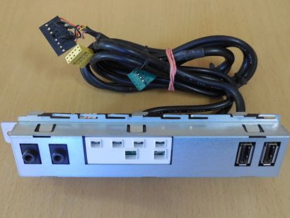 Dell Optiplex 3010 MT 0C8PD6 Front IO Panel USB2.0 Audio MIC Diagnose LED*pz1219