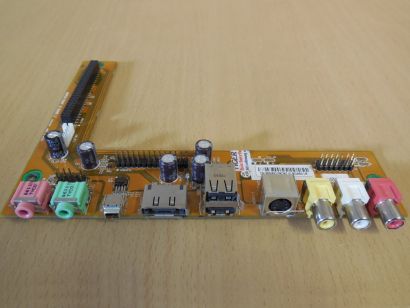 Newton Front IO Board LF S062AA90 USB2.0 Audio eSATA S-Video Composite* pz1221