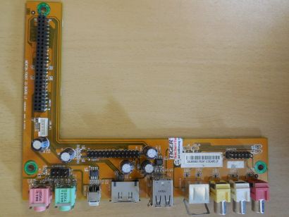 Newton Front IO Board LF S062AA90 USB2.0 Audio eSATA S-Video Composite* pz1221