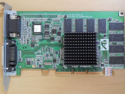 APPLE 630-3372 MAC ATI RAGE 128 Pro 109-72700-02 16MB ADC VGA Retro AGP* g839
