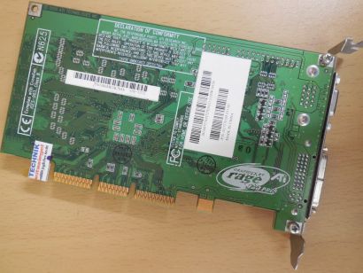APPLE 630-3372 MAC ATI RAGE 128 Pro 109-72700-02 16MB ADC VGA Retro AGP* g839