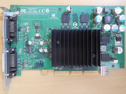 APPEL nVidia P114 603-2539 GeForce4 MX 440 64MB 128Bit ADC DVI-I Retro AGP* g840