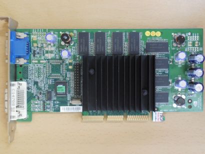 Dell 04N857 MSI G3Ti200 Pro MS-8850 GeForce3 Ti 200 64MB DVI VGA RETRO AGP* g846