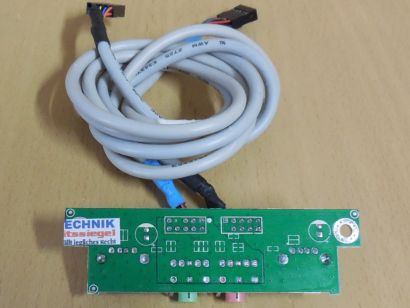 Acer Veriton M4620G MG-319 Front IO Panel USB2.0 HD Audio MIC ca. 70 cm* pz1231