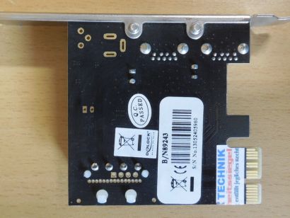 Delock 89243 PCIe x1 2.0 Karte 2-Port USB3.2 3.0 4-pol Molex intern Renesas*sk87