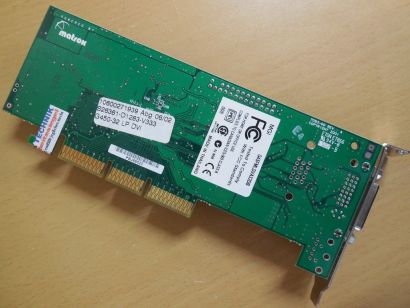 Matrox MGI G45FMLDVA32DB Millennium G450 32MB DDR 64Bit DVI-I SFF RETRO AGP*g851