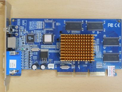nVidia GeForce2 MX400 M/64M 8B00 64MB 128B VGA S-Video Composite Retro AGP* g852