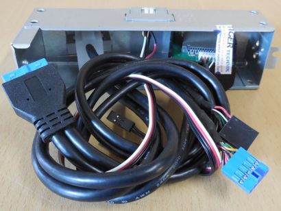 Medion Akoya P4130 D MT22 Front Panel USB Audio SD MMC Power Schalter LED*pz1247