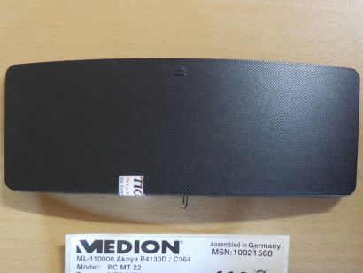 Medion Akoya P4130 D MT22 MED MT 8142 Front Panel Abdeckung Frontblende* pz1248