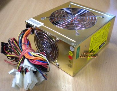 Q-Tec Triple Fan PSU 650W ATX Netzteil 20pin 1xSATA 6xMolex 2xFloppy *nt163