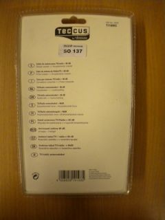 Teccus by Vivanco TV/Radio Antennenkabel >90db Koax-St.- Koax-Kupplung 10m so137