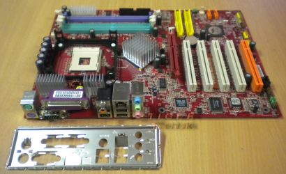 MSI MS-7043 PT880 Neo V2.0 S478 FSB800 SATA AGP8x Mainboard+Blende*m145