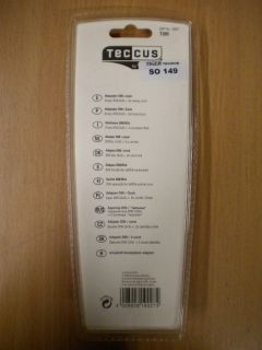 Teccus by Vivanco Audio Adapter 0,2m DIN Ku. (3+5) - 2x Chinch Stecker so149