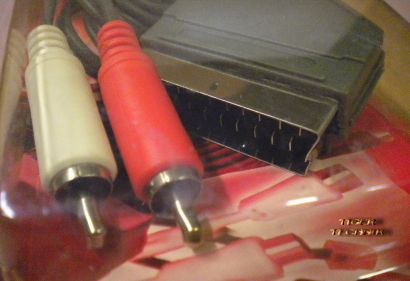 Teccus by Vivanco 2m Chinch Scart Audio-Verbindung Scart (out) 2x Chinch *so156