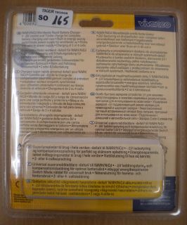 Vivanco NiMH/NiCd Superschnell Ladegerät + 4x 2600 mAh Akkus für Heim KFZ *so165