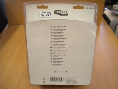 Teccus by Vivanco Receiver HDTV 100,200Hz 110dB SAT Kabel 10m F-St* So167