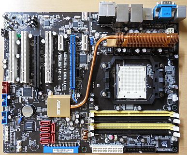 ASUS M2N-SLI Deluxe Rev 1.02G Mainboard +Blende Sockel AM2 nForce 570 SLI* m152