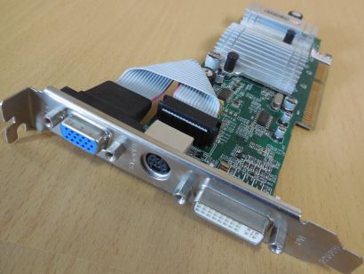 Sapphire ATI Radeon 9550SE 128MB Retro AGP 8x Grafikkarte DVI-I TV-Out VGA* g133