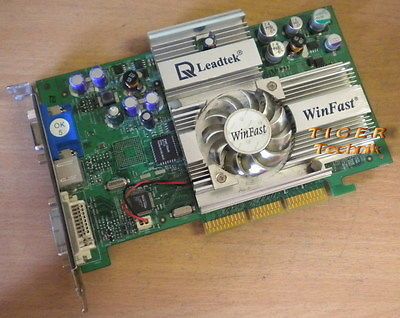 Leadtek WinFast A250LE GeForce4 Ti 4200 Grafikkarte AGP4x 64MB TVOut* g43