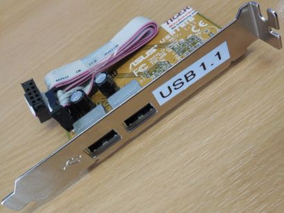 ASUS USB-MIR Rev. 1.11 Slotblende 2 x USB für Motherboard* pz55