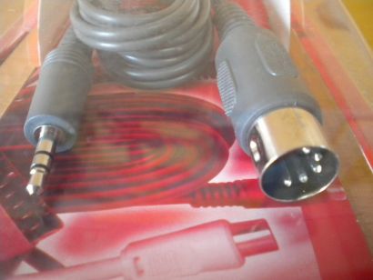 Teccus by Vivanco Audio Adapter 5-pol DIN - Klinke 3,5mm 1,5m Länge *so103