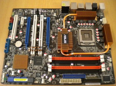 Asus P5E3 WS Pro Mainboard Intel X38 Sockel 775 12x USB 2.0 ATX + Blende* m166