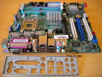 MSI Medion 8383XL Mainboard M-ATX MS-7091 Ver. 10 Sockel 775 + Blende* m175