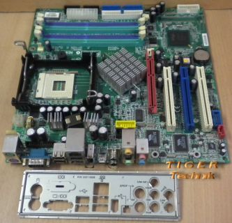 MSI Medion MS-6747 Ver. 1 Sockel 478 Mainboard + Blende* m173