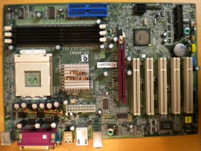 EPoX EP-8KRAI Sockel 462 Pin 400MHz FSB AMD VIA KT600 Mainboard+Blende* m408
