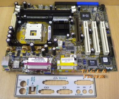 Asus P4S333-VM Rev 1.02 Mainboard +Blende Sockel 478 AGP PCI VGA Audio IDE* m239