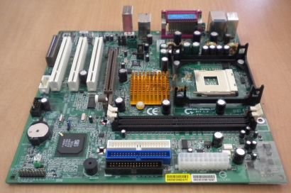 Gigabyte GA-8SIMLNF Rev 1.2 Mainboard +Blende Sockel 478 Firewire LAN Audio*m253