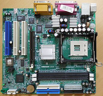 MSI MS-6513 Medion 3500 Ver1 Mainboard +Blende Intel Sockel 478 AGP DDR1* m256