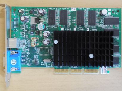 Leadtek LR2969 A340 Pro GeForce FX 5500 RETRO AGP 256MB 128Bit VGA S-Video* g34