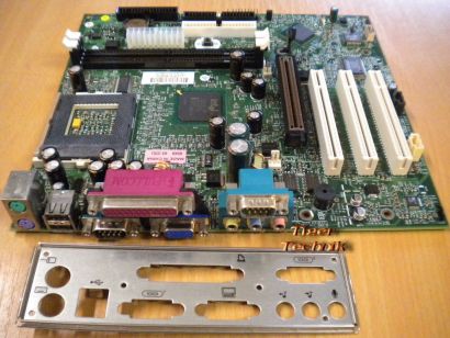 HP 213855-101 203966-001 Mainboard Sockel 370 AGP PCI VGA + Blende* m285
