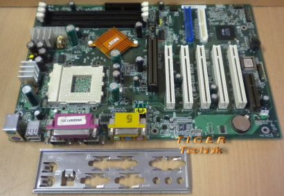 MSI MS-6330 Ver. 5 Mainboard Sockel 462 AGP PCI CNR 2x Seriell + Blende* m299