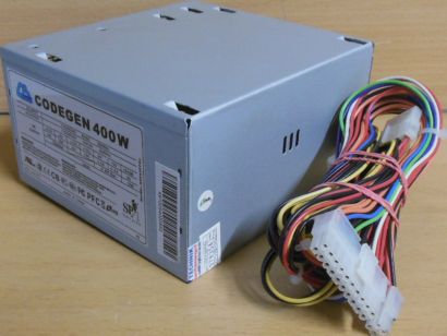 Codegen 300X(PFC) 400 Watt ATX PC Computer Netzteil Molex Floppy P4 400W* nt226