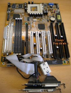 Gigabyte GA-586TX3 + 2 Slot-Blenden Sockel 7 ISA PCI  EDO oder SD-RAM* m309