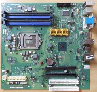 Fujitsu D2912-A12 GS 1 Esprimo P9900 Mainboard +Blende Sockel 1156 PCIe x16*m317