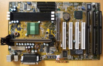 Asus P2B Rev 1.04 Mainboard + Blende 3x ISA Slot 1 Intel 440BX AGP PCI USB* m326