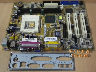 Asus CUW-AM Rev. 1.02 Mainboard Sockel 370 VGA Parallel Seriell + Blende* m337