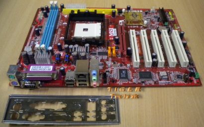 MSI MS-7030 Ver. 20C Mainboard K8N Neo V2.0 Sockel 754 AGP PCI + Blende* m349