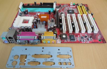 MS-6764 Ver1.0 KT2 Combo Mainboard +Blende Sockel A 462 DDR SDRAM LAN Audio*m350