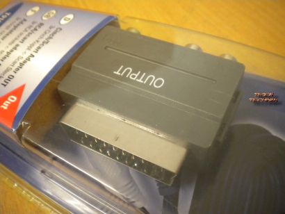 Teccus by Vivanco Scart Adapter OUT 3x Chinch-Ku. - Scart Stecker(out) *so195