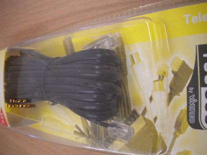 Teccus by Vivanco ISDN Kabel 8P4C 6m Länge RJ45 St. - RJ45 St. *so208