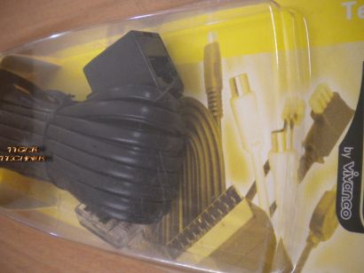 Teccus by Vivanco ISDN Verlängerung Kabel 8P4C 6m Länge RJ45 St.- RJ45 Ku.*so209