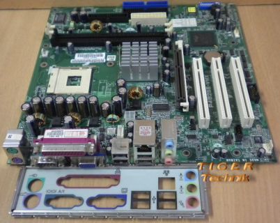 Asus P4B266-VMX Rev. 1.04 Mainboard Sockel 478 AGP PCI VGA LAN + Blende* m357