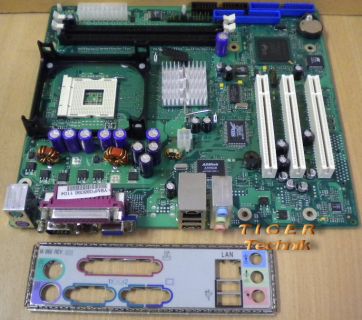 Fujitsu Siemens D1740-A30 GS 1 Mainboard Sockel 478 PCI VGA LAN + Blende* m359